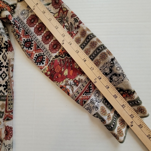 CB Established 1962 Floral Long Sleeve Blouse Sz S - Picture 6 of 10